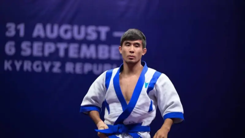 Казахстанский борец взял золото на Всемирных играх кочевников
