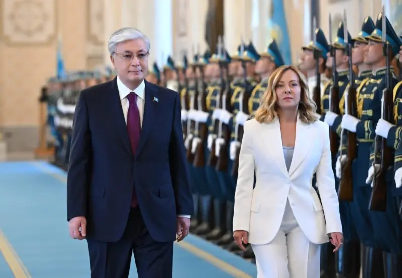 “Болашаққа ұмтылған көшбасшымен жұмыс істеу - мәртебе“. Джорджа Мелони Тоқаевқа үн қатты