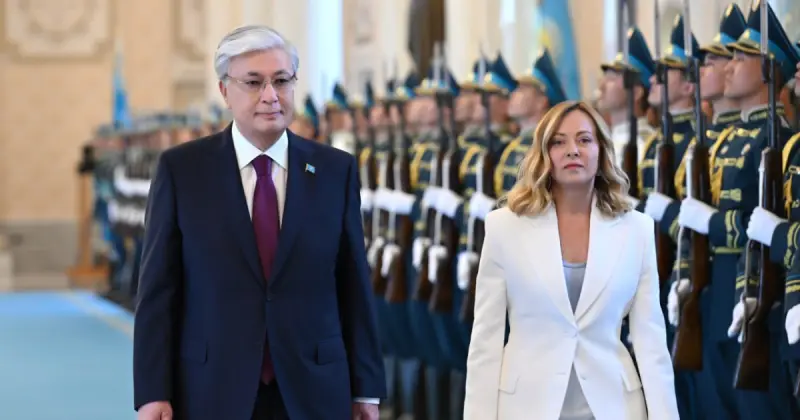   Италия премьер-министрі Қасым-Жомарт Тоқаевқа Джорджа Мелони Тоқаевқа алғыс айтты   