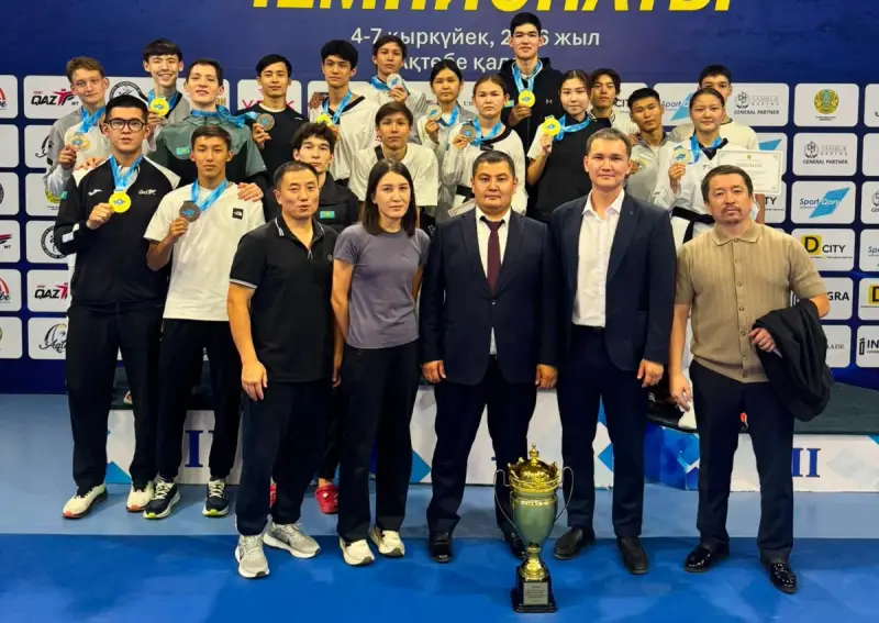 Сборная Алматы заняла первое место на чемпионате Казахстана по таеквондо WT среди спортсменов до 21 года
