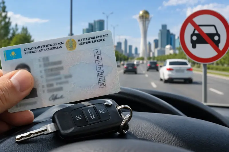 Более 7 тысяч водителей лишились прав в Казахстане – что произошло