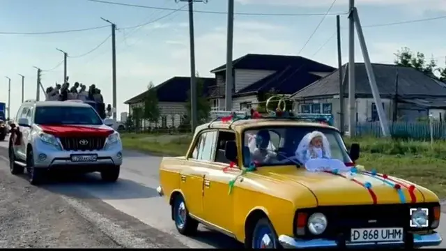 Ақтөбеде 90-жылдардағы той кортежін өткізгендер әкмшілік жазаға тартылды
