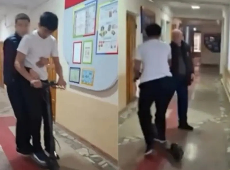 Видео реальное, страна не та: ролик со школьником на самокате ошибочно связали с Казахстаном