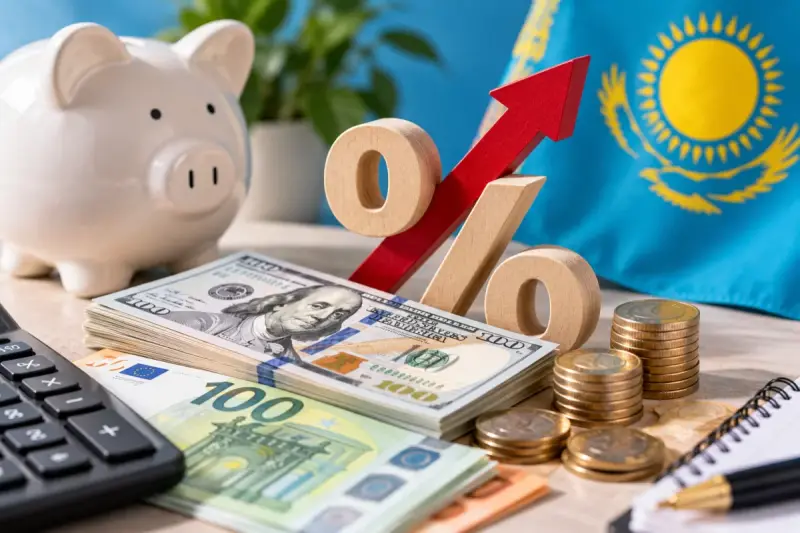 Ставки по валютным вкладам в Казахстане вырастут с 1 октября