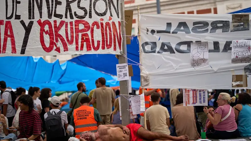В Мадриде протестуют против дорогой аренды и жилищного кризиса