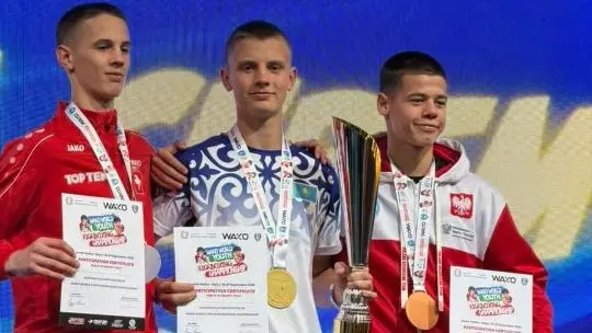 Сборная Казахстана лидировала в общекомандном зачете чемпионата мира