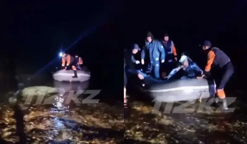 Үш адам мінген қайық Каспийде жағадан алыстап кетті: ТЖМ мәлімдеме жасады