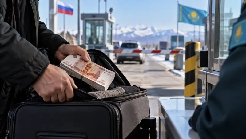 Россиянам урезали лимит на вывоз наличных в Казахстан