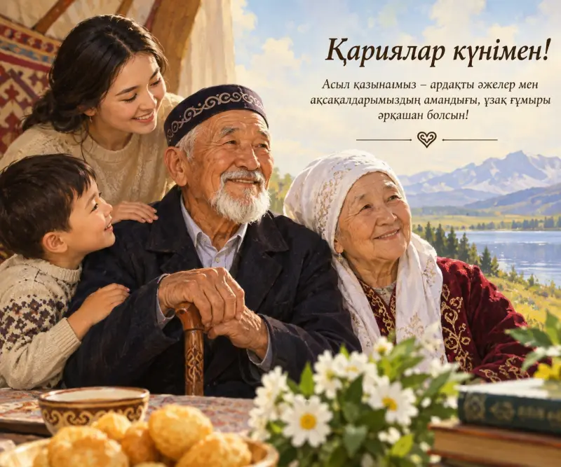Қарттарым, аман-сау жүрші...