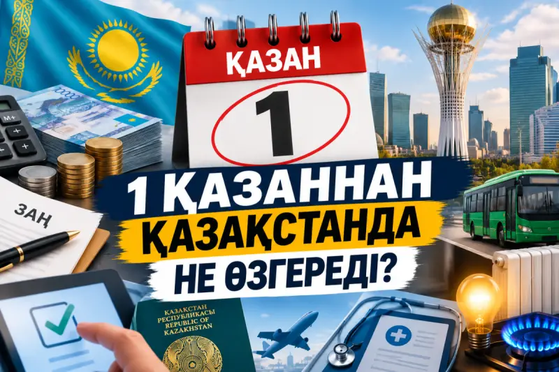 1 қазаннан елімізде бастап не өзгереді?