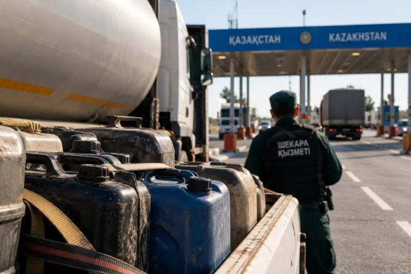 Более 80 тонн ГСМ пытались вывезти из Казахстана в сентябре