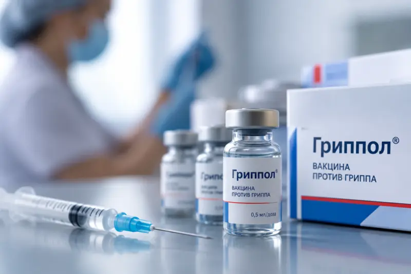 Вакцинация от гриппа в Казахстане
