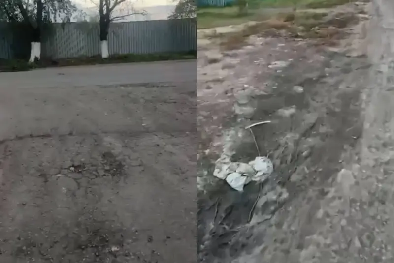Петропавлда тұрғындар қауіпті жолға дабыл қақты