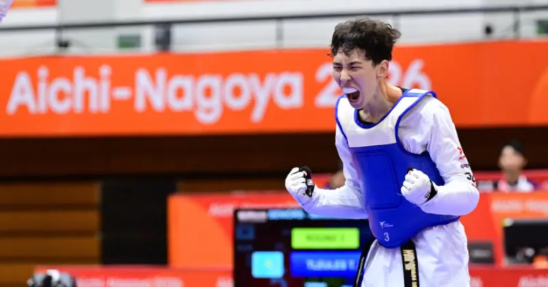  Таеквондошы Тамирлан Тілеулес Азия ойындарының чемпионы атанды 