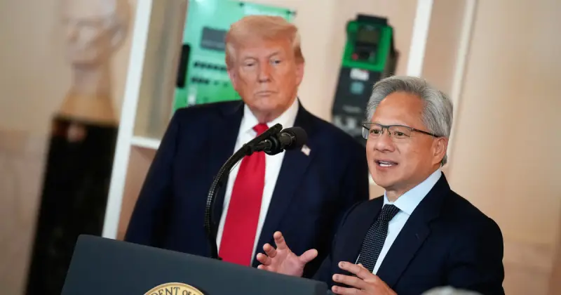   Nvidia CEO-сы президент Трамптың басты одақтасына айналды   