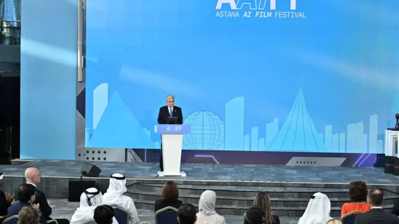 Касым-Жомарт Токаев открыл международный кинофестиваль Astana AI Film Festival