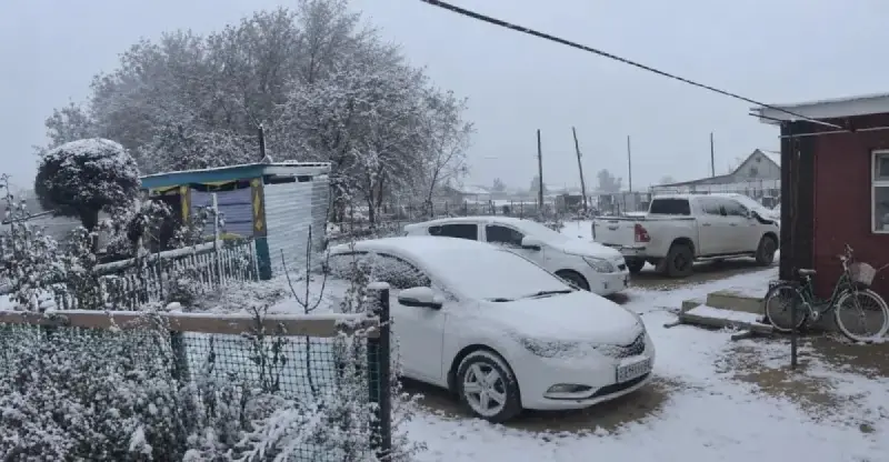 Қазақстанның батысында алғашқы қар жауды