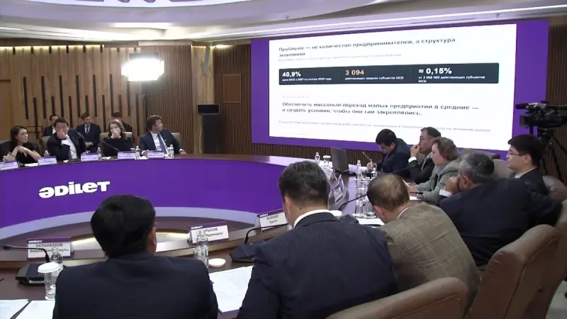 «Әділет» партиясы орта бизнесті қолдау және дамыту мәселелерін талқылады