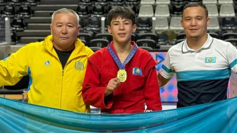 Ахмет Ислам самбодан әлем чемпионы атанды