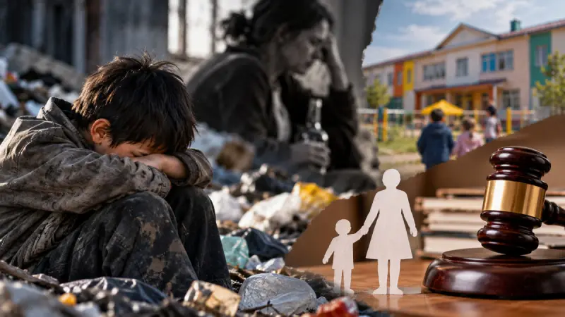 БҚО-да 10 жасар баласын қоқыстан тамақ іздеуге мәжбүр еткен әйел ата-ана құқығынан айырылды