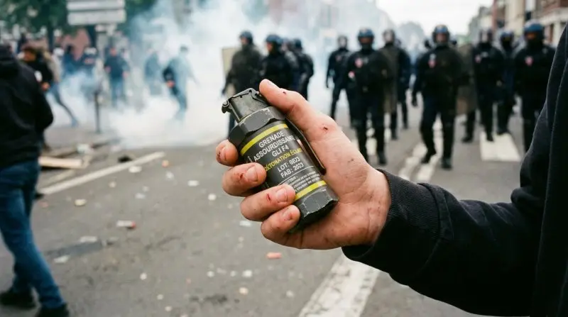 Подобрал гранату на протестах: школьнику оторвало руку во Франции