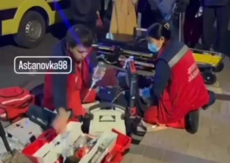 Астанада әйел көшеде көз жұмды: жедел жәрдем 18 минуттан кейін жеткен (ВИДЕО)