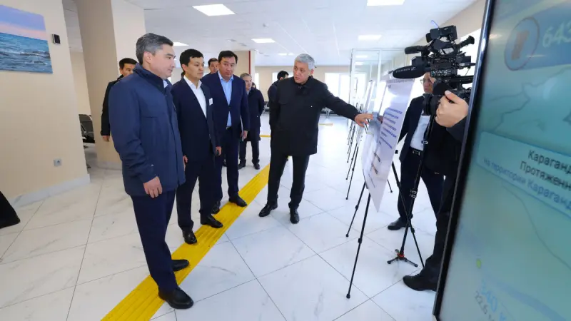 Бектенов проверил дороги и обновленный аэропорт Балхаша