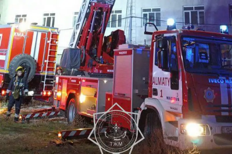 Пожар в SPA-центре Алматы ликвидировали спасатели