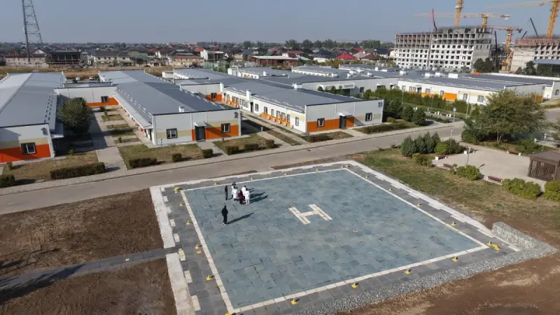 Алматыда санитариялық авиацияға арналған тікұшақ алаңы жаңғыртылды