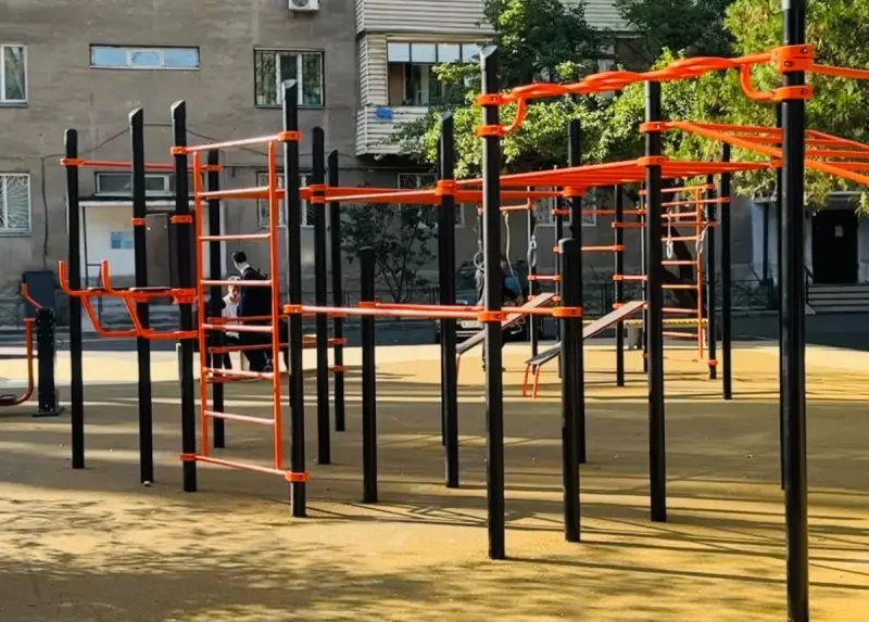 Алматының Түрксіб ауданындағы «Жұлдыз» шағынауданында аулалар жаңартылды