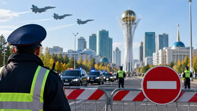 Военные самолеты над Астаной и перекрытие улиц: СГО выступила с предупреждением