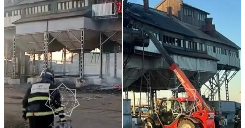 СҚО-дағы астық тазалау кешенінде өрт шықты 