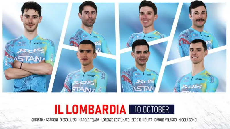 Astana Team Италиядағы турнирге құрамын жариялады