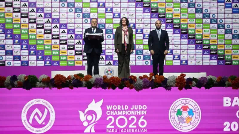 Казахстан официально принял флаг чемпионата мира по дзюдо 2027 года