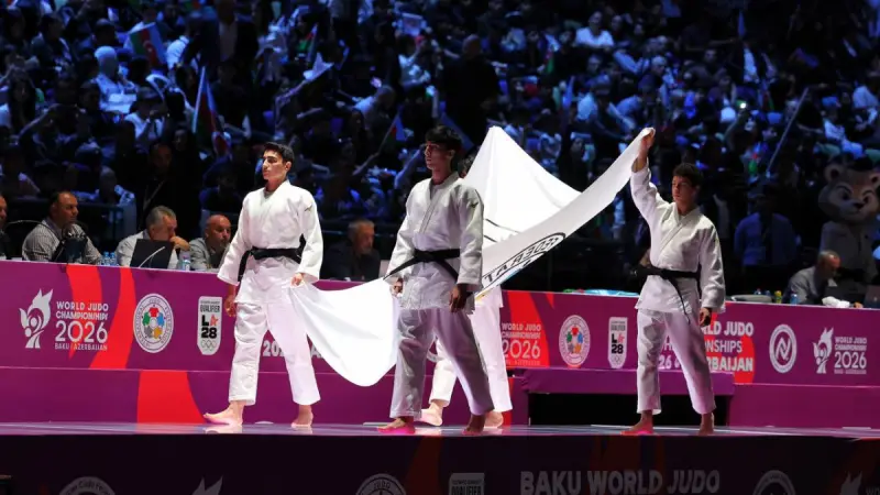 Казахстан официально принял флаг чемпионата мира по дзюдо 2027 года