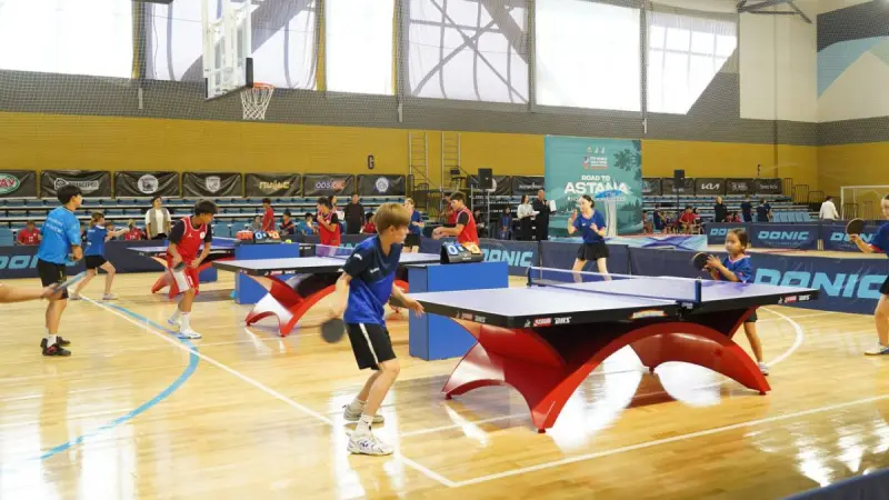 Кокшетау принял международный фестиваль настольного тенниса ROAD TO ASTANA 2027