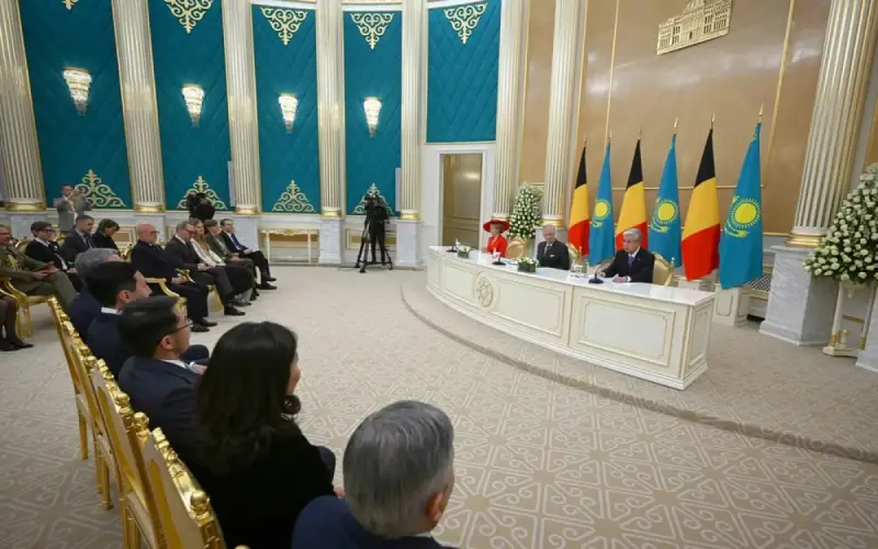 Қасым-Жомарт Тоқаев пен Бельгиялықтар Королі бірлескен мәлімдеме жасады