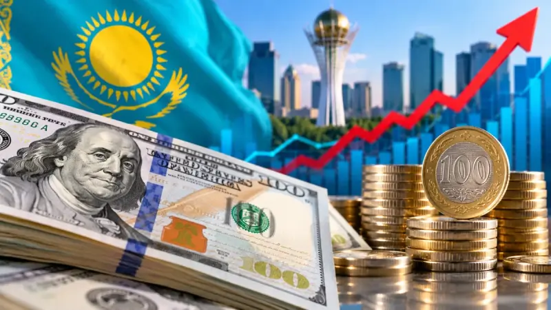 Доллар снова подорожал в Казахстане: курс достиг 453,96 тенге