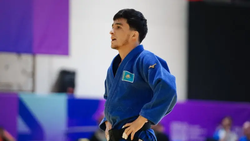 Серебро Шерзода Давлатова стало единственной медалью Казахстана на чемпионате мира по дзюдо в Баку