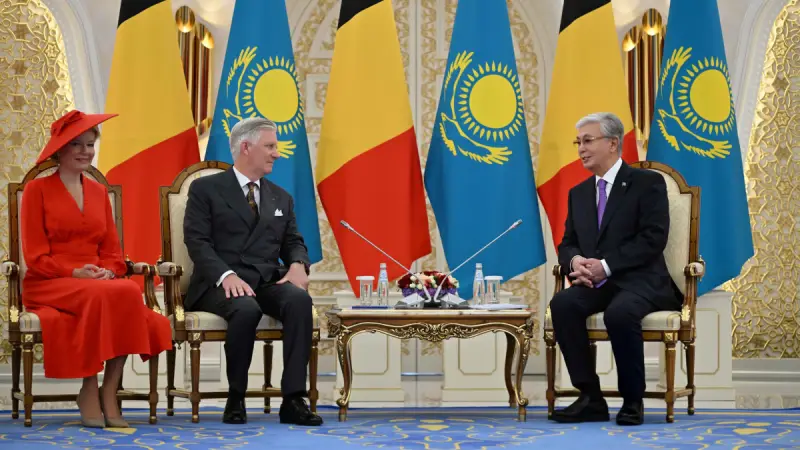 Президент провел переговоры с Королем и Королевой бельгийцев в узком составе