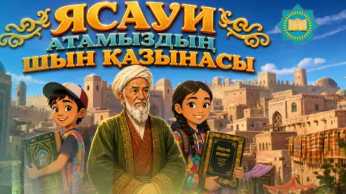 Түркістанда Ясауи туралы ЖИ көмегімен әзірленген мультфильм таныстырылды