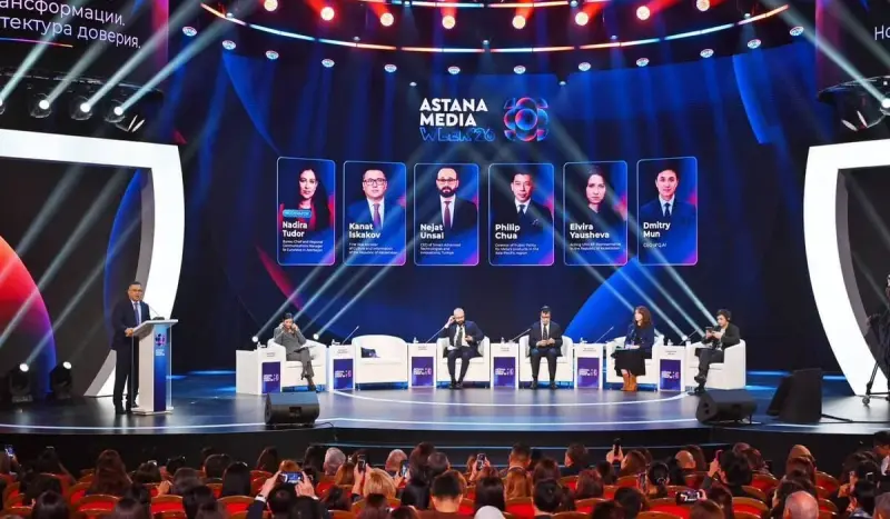 Дискуссии об ИИ и будущее журналистики: чем запомнился первый день Astana Media Week 2026