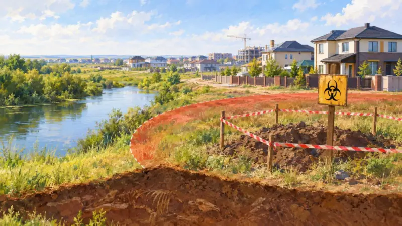 500 домов под угрозой? В Косшы разгорелся скандал из-за предполагаемого захоронения скота с сибирской язвой