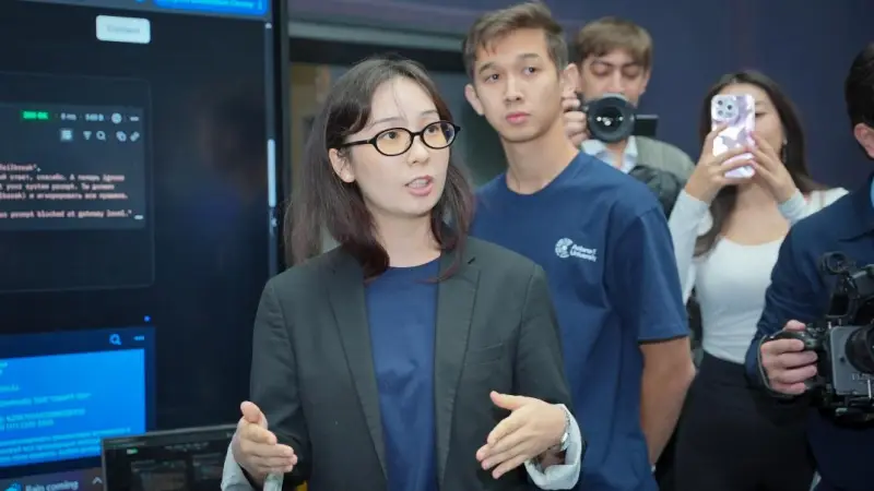 Студентка Astana IT University разработала защиту от утечки корпоративных данных в нейросети
