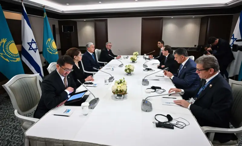 Мемлекет басшысы Израиль Президенті Ицхак Герцогпен кездесу өткізді