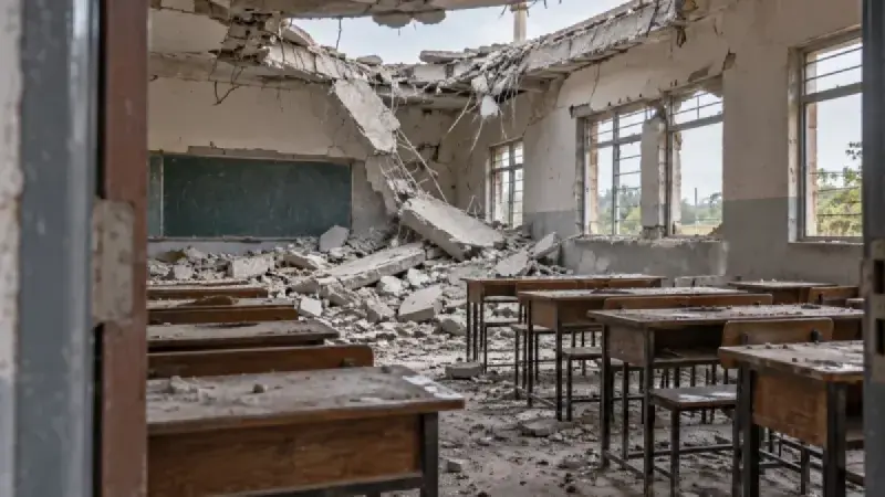 Мектеп шатыры құлап, 21 адам опат болды