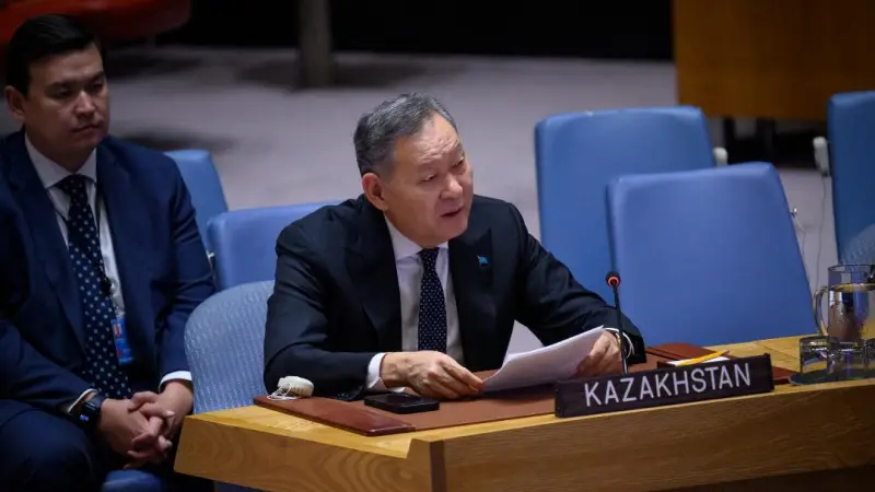 Казахстан выступил в Совбезе ООН за деэскалацию и помощь Газе