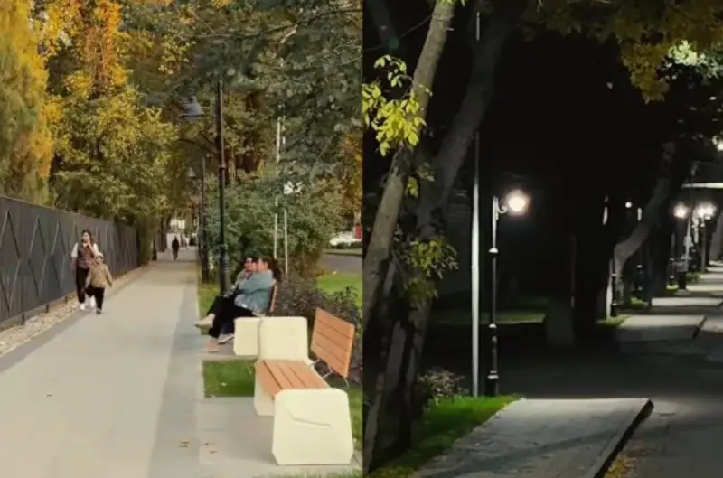 Алматыдағы Аймауытов көшесінде жаңа серуендеу аймағы көркейтілді