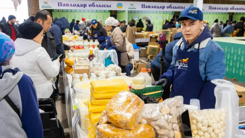 Около 4 700 тонн продукции представили на ярмарке «Дала дәмі» по всей стране