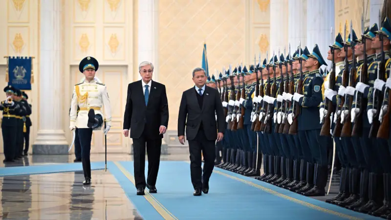 Ақордада Камбоджа премьер-министрін қарсы алу рәсімі өтті